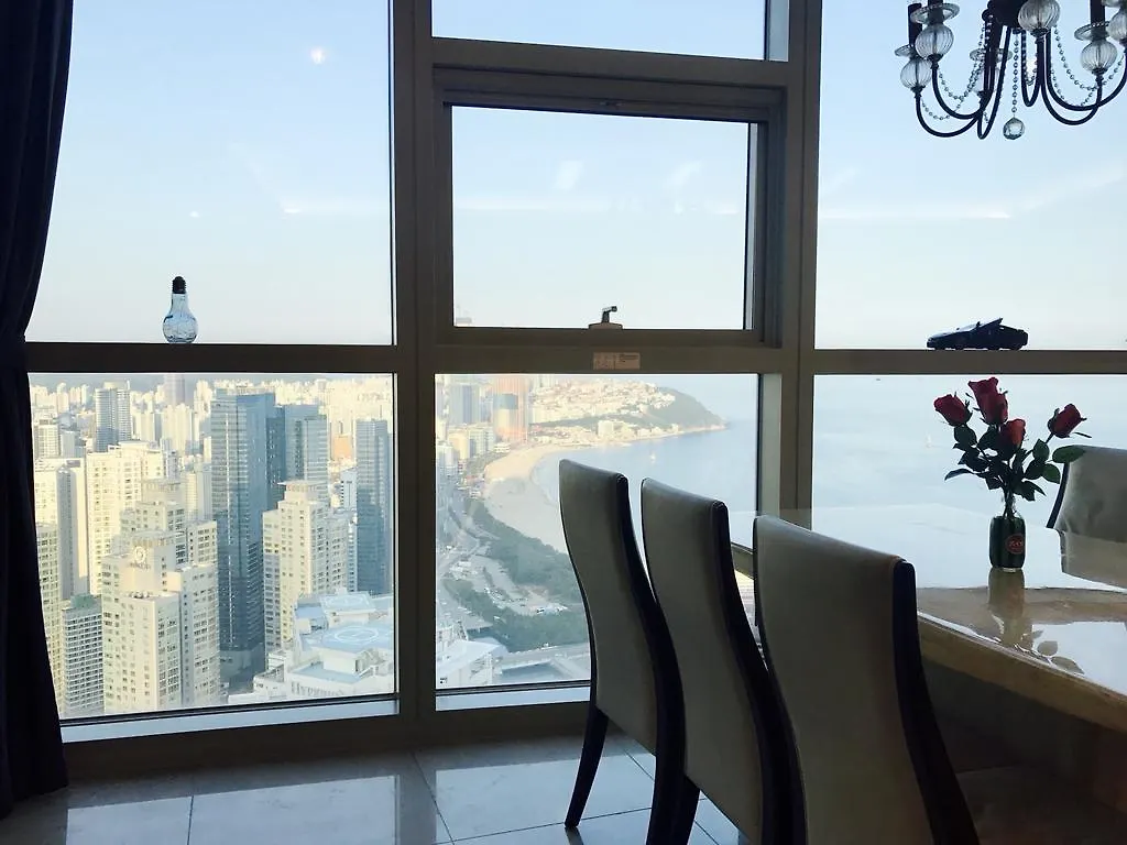 شقة Haeundae Ocean Bridge Penthouse بوسان