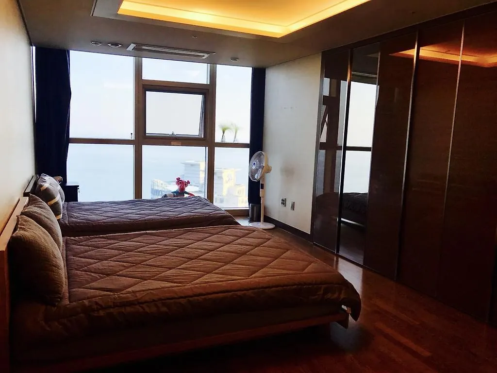 شقة Haeundae Ocean Bridge Penthouse بوسان