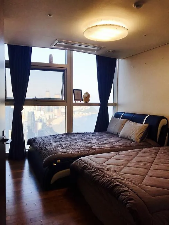 شقة Haeundae Ocean Bridge Penthouse بوسان