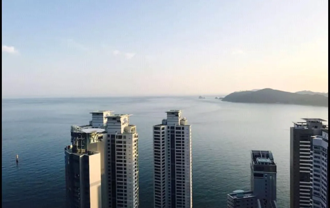 شقة Haeundae Ocean Bridge Penthouse بوسان 0*,  كوريا الجنوبية